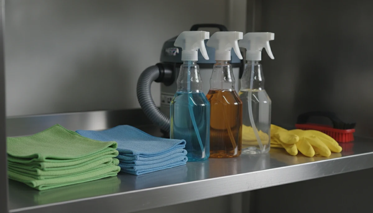 Facility manager reviewing a cleaning checklist - Signal Enterprises commercial cleaning in New Orleans