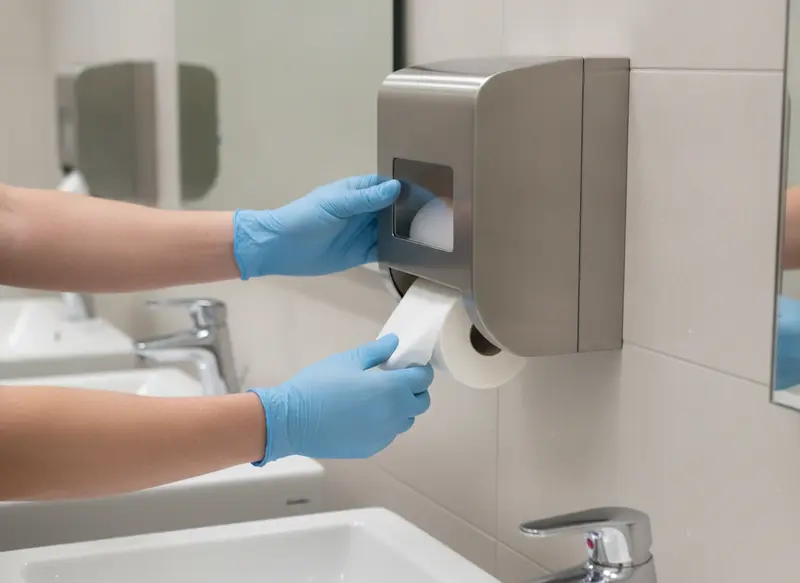 Janitorial Services detail work - Signal Enterprises commercial cleaning in New Orleans