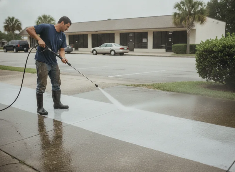 Pressure Washing - Signal Enterprises commercial cleaning on the Westbank